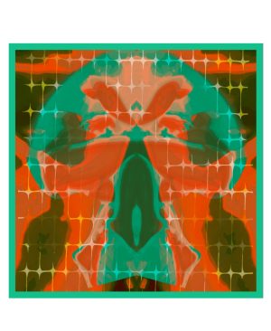 Body Studies — Orange Green Scarf